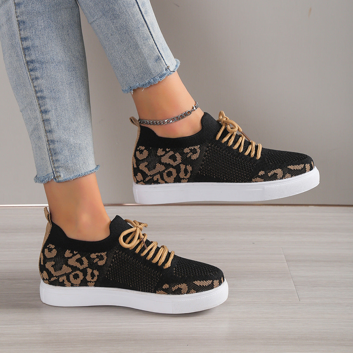 Leopard Glide Sneakers