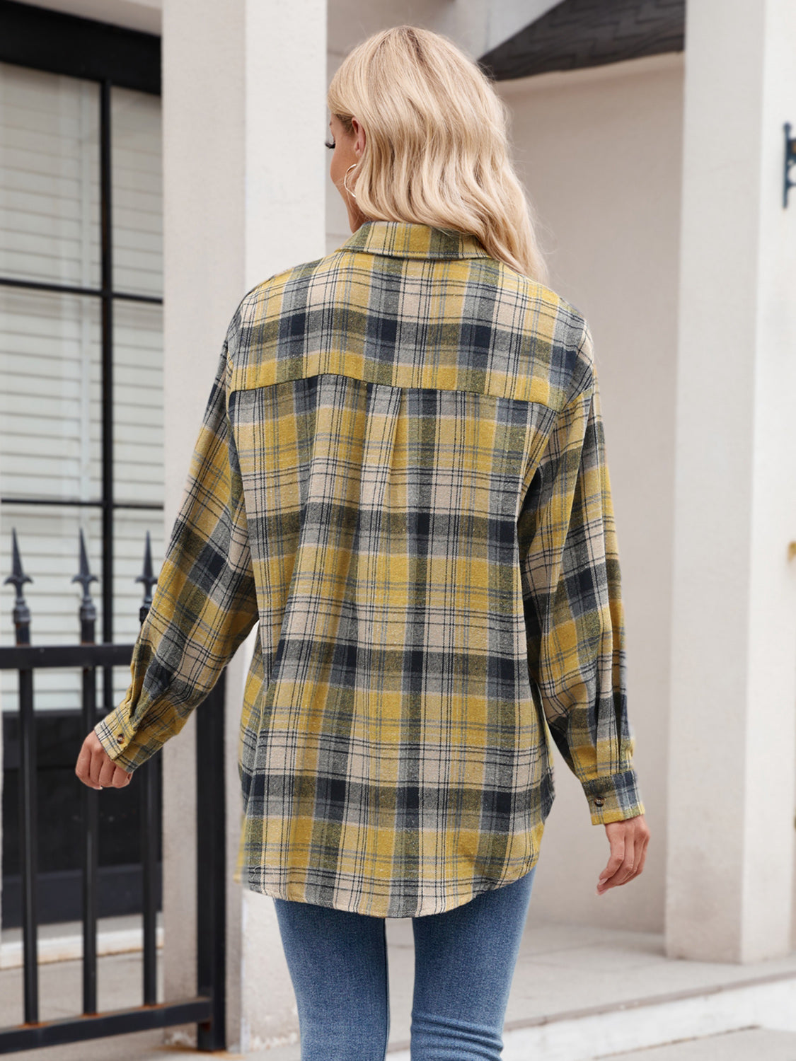 Clara Rustic Plaid Essential Top
