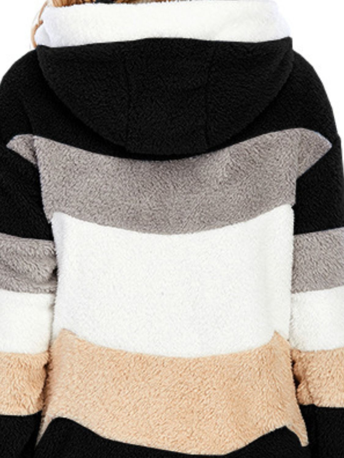 Everleigh Color Block Sherpa Hoodie