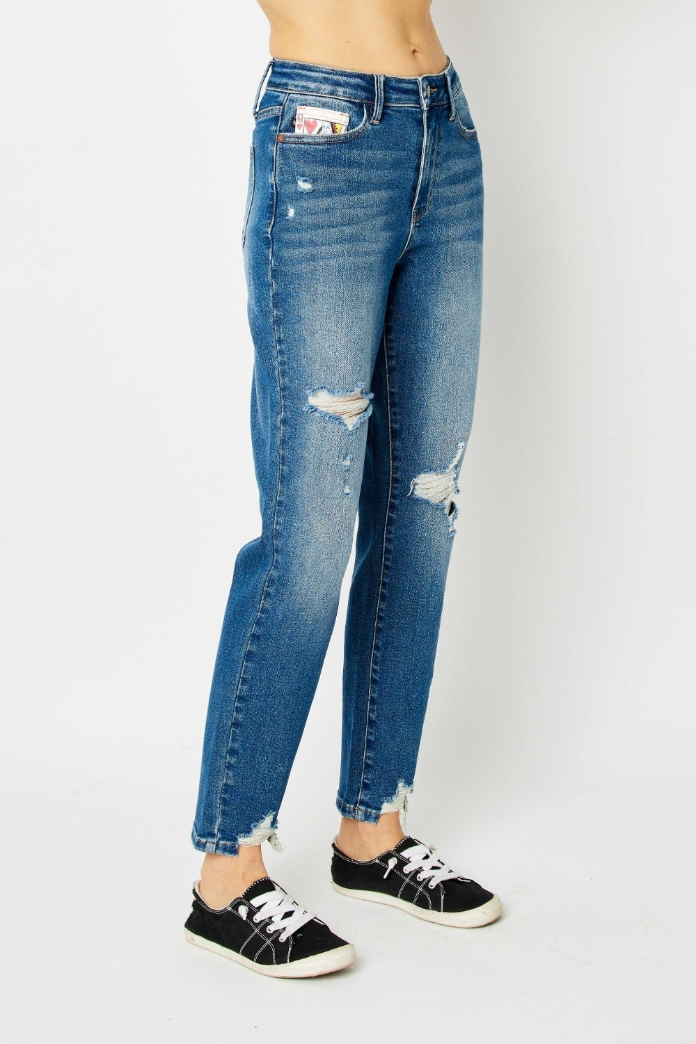 Majestic Hearts BF Jeans