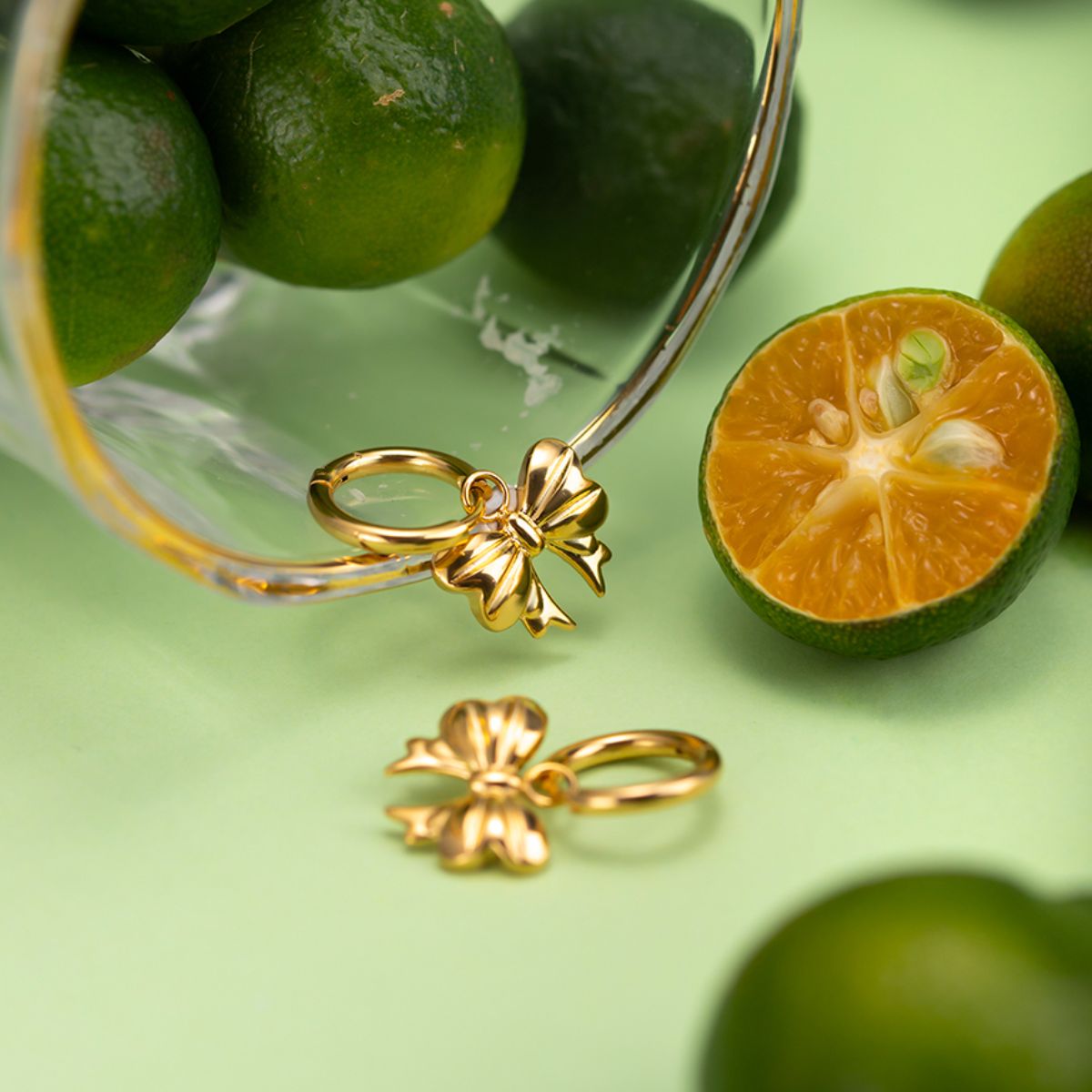 Golden Knot Earrings