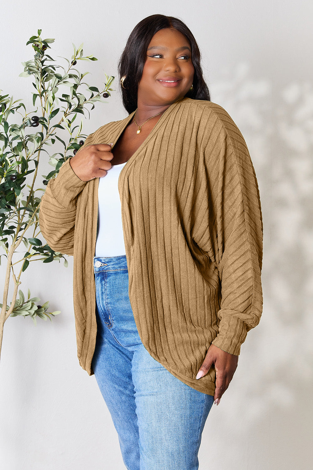 Ribbed Haven Cardigan