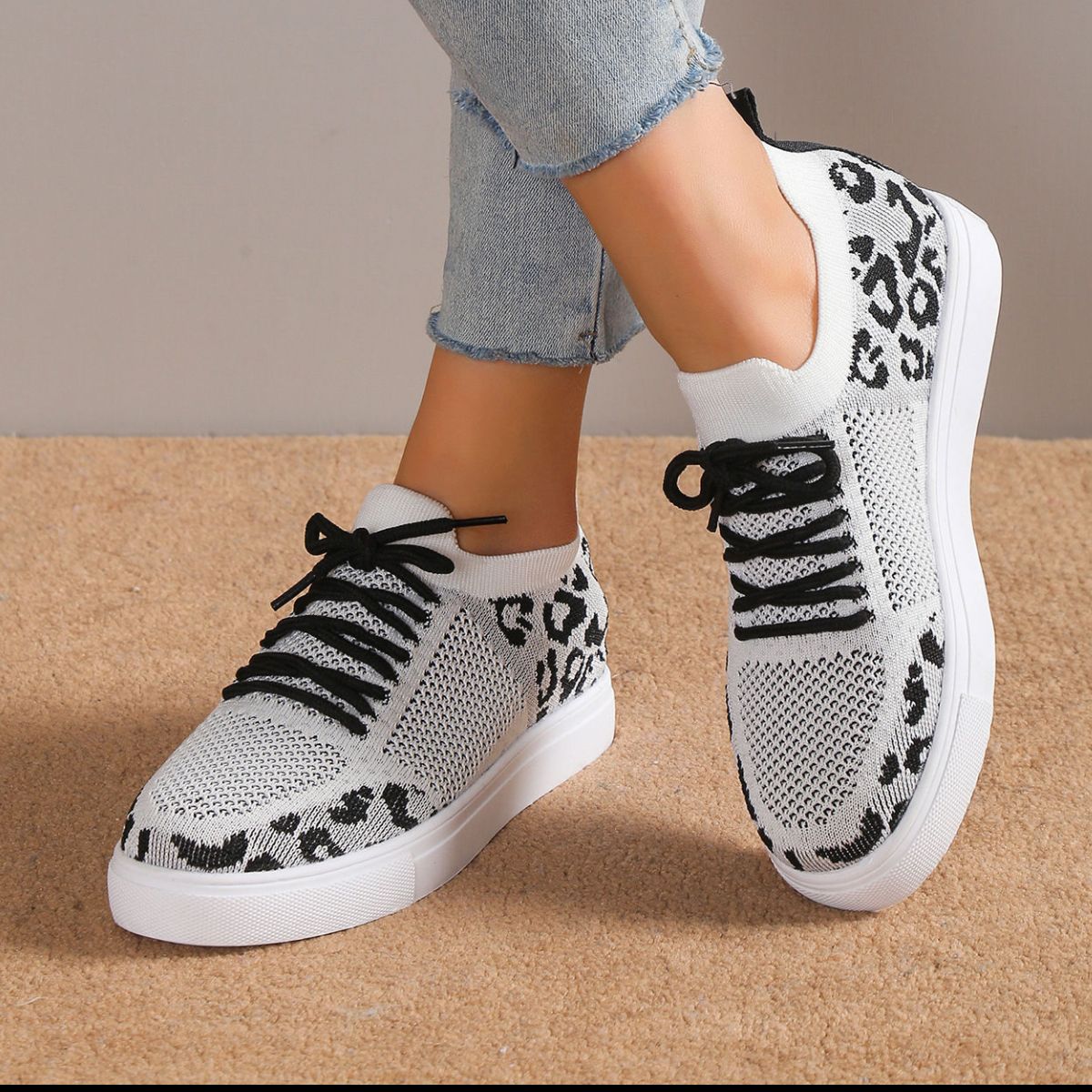 Leopard Glide Sneakers