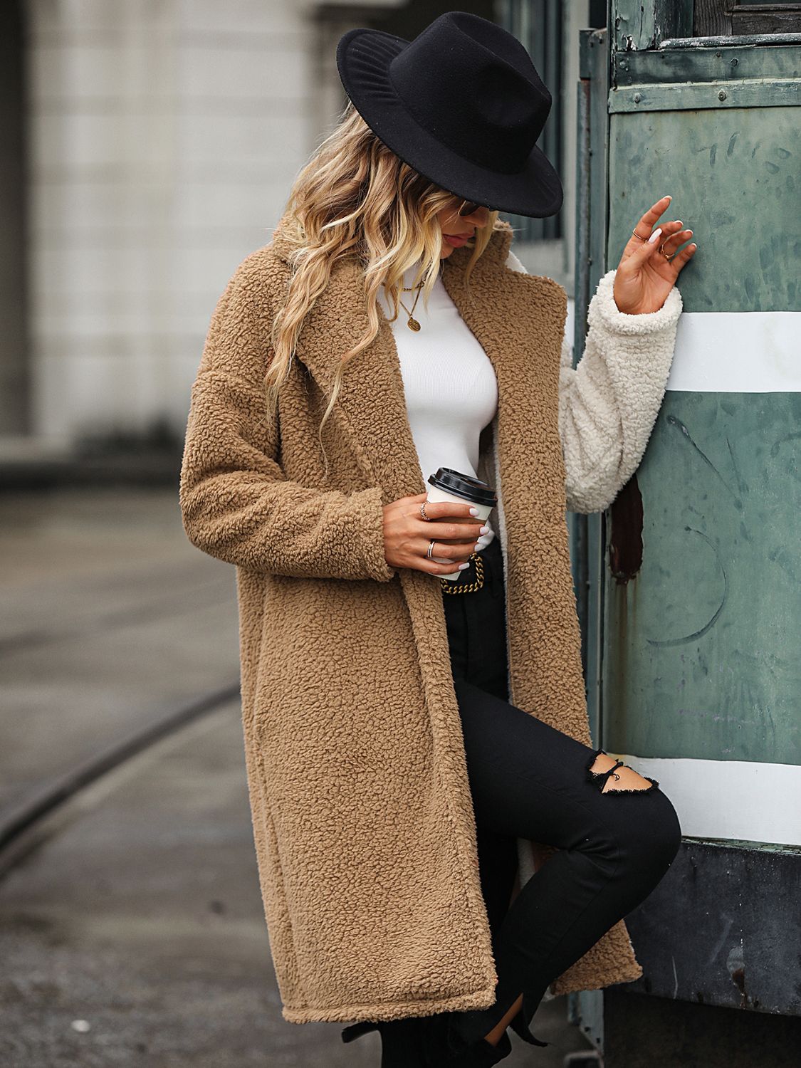 Dreamy Duo Sherpa Coat