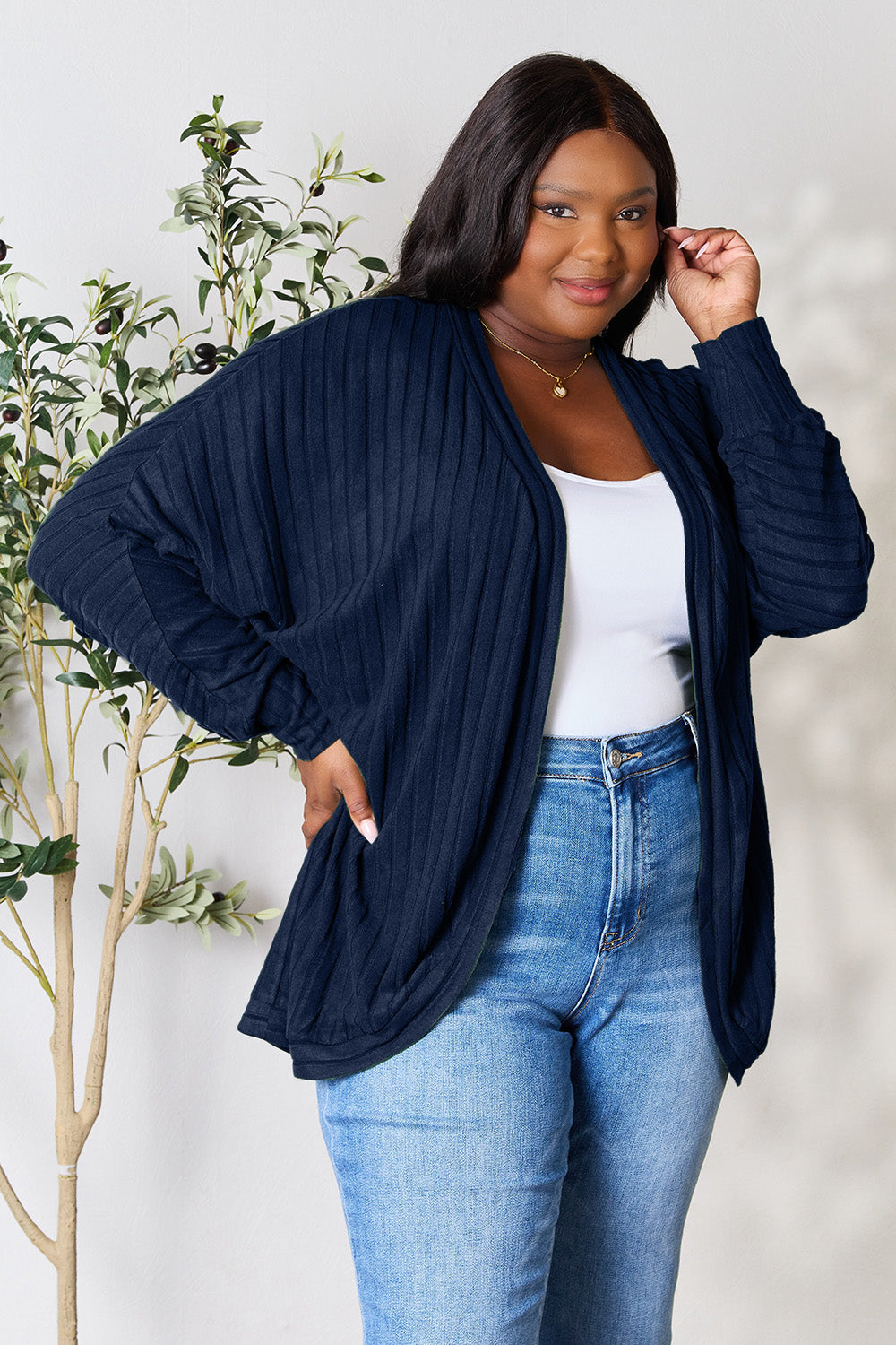 Ribbed Haven Cardigan