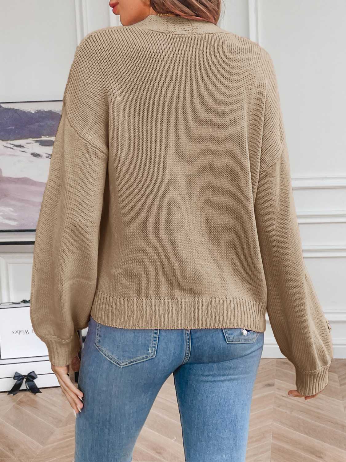 Wildflower Whisper Open Front Cardigan