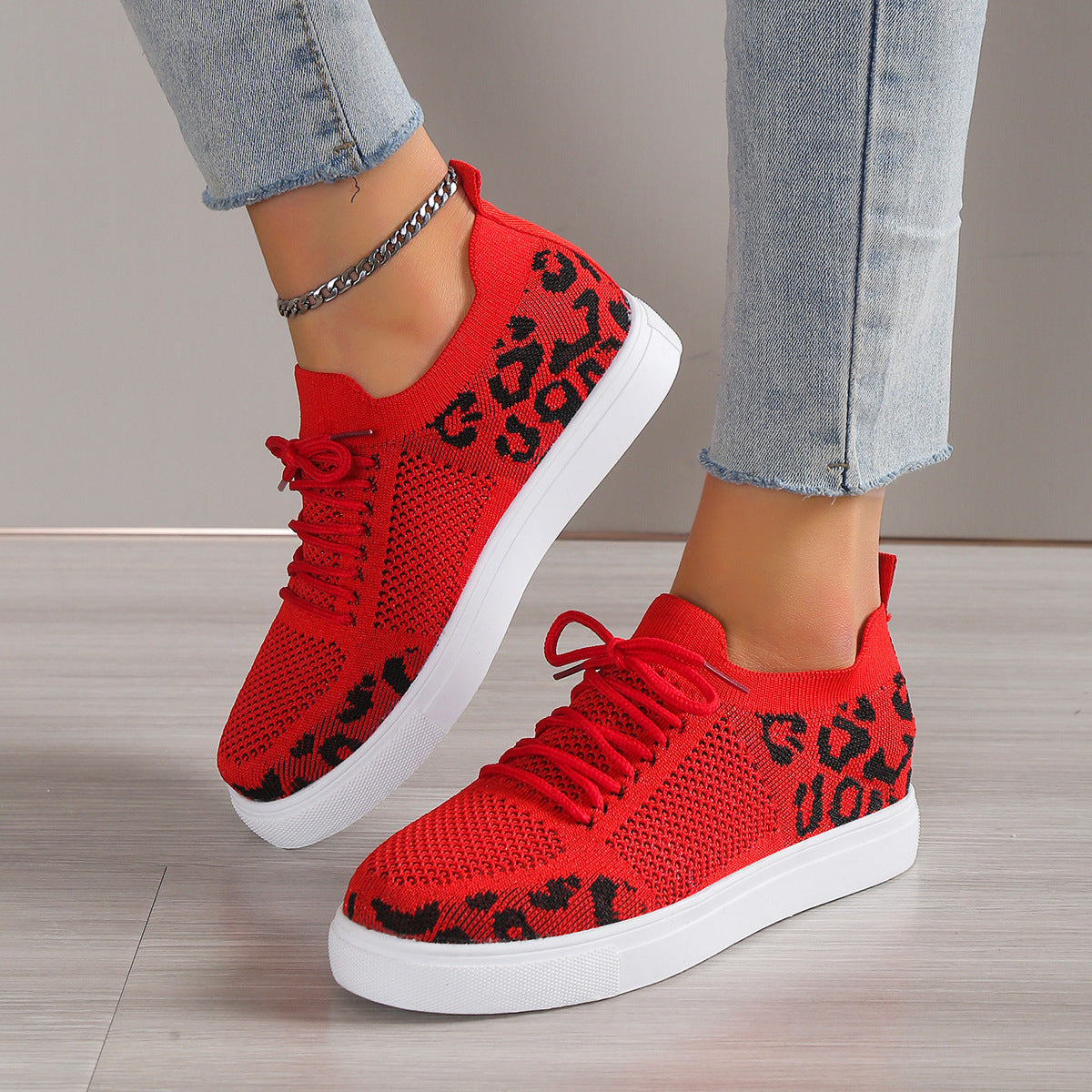 Leopard Glide Sneakers