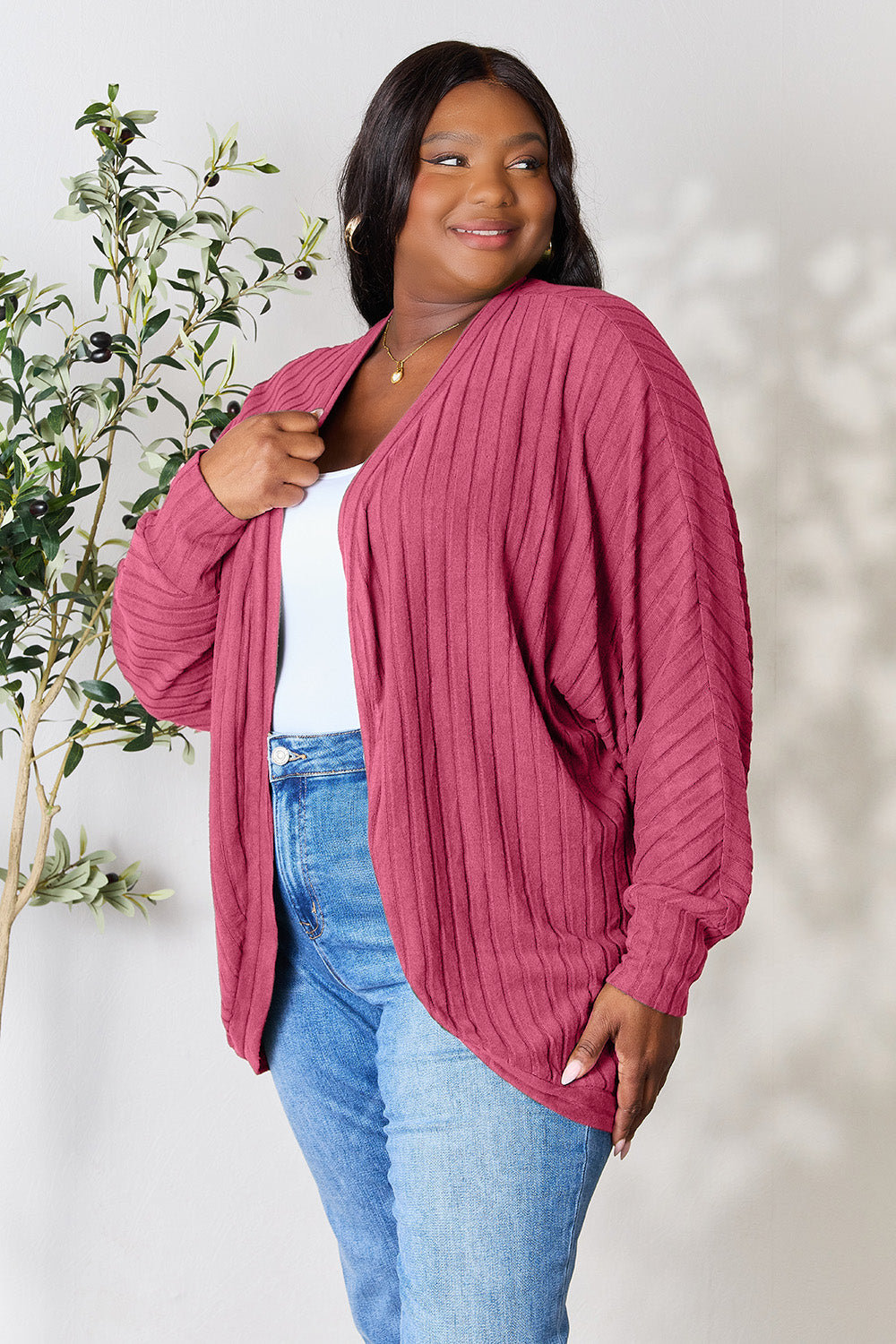 Ribbed Haven Cardigan