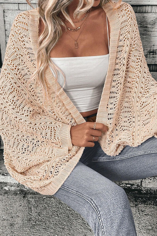 Soft Breezes Open Front Cardigan