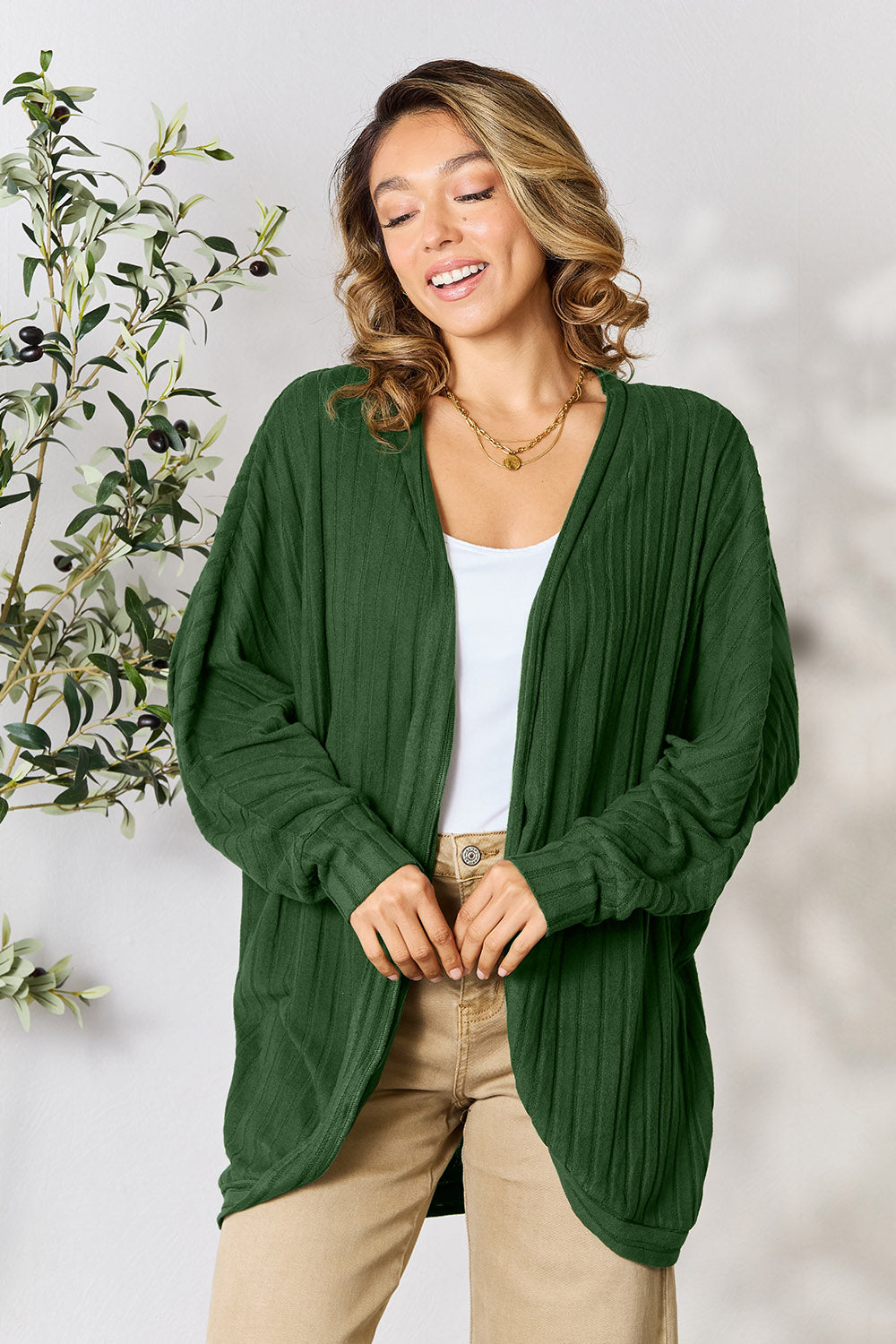 Ribbed Haven Cardigan