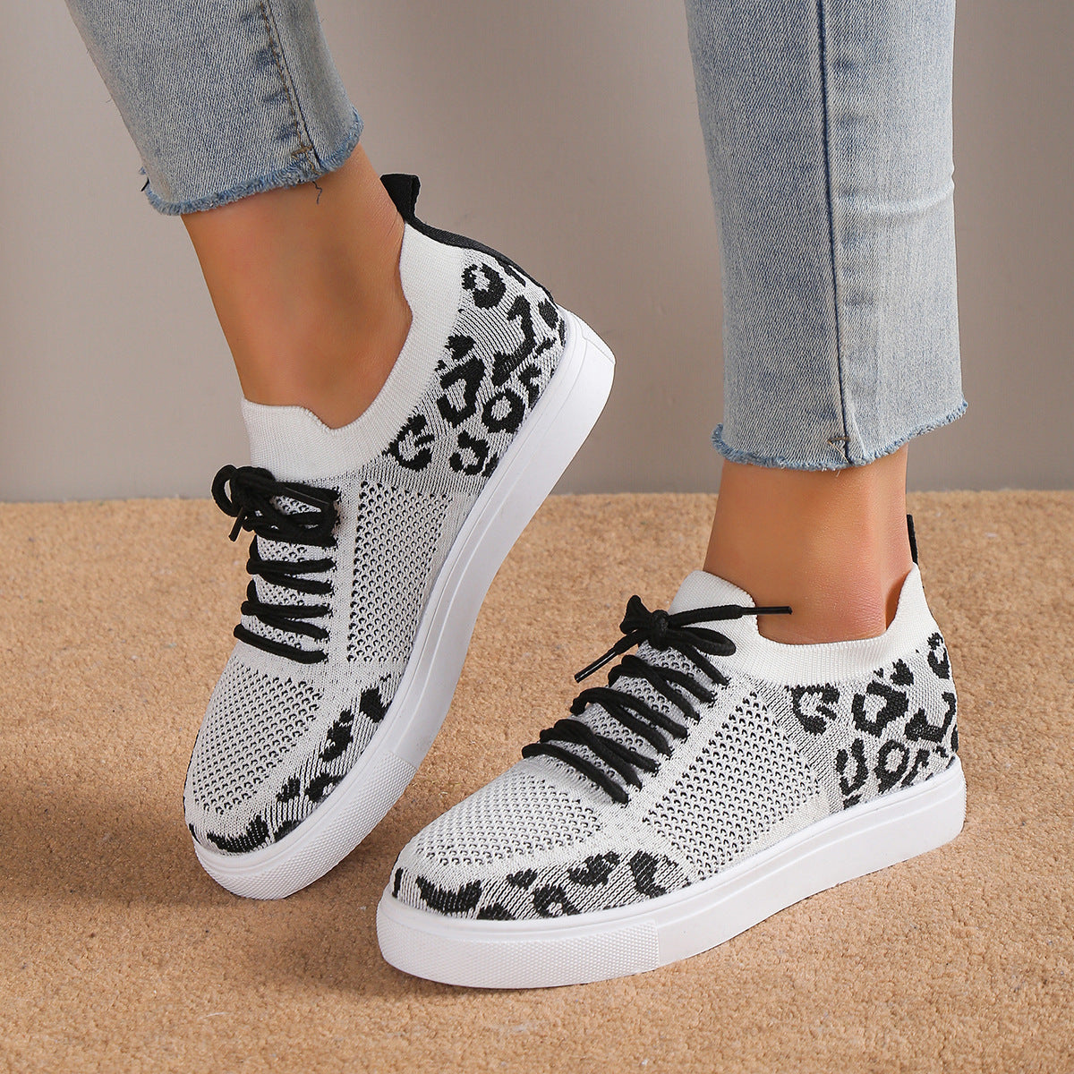 Leopard Glide Sneakers