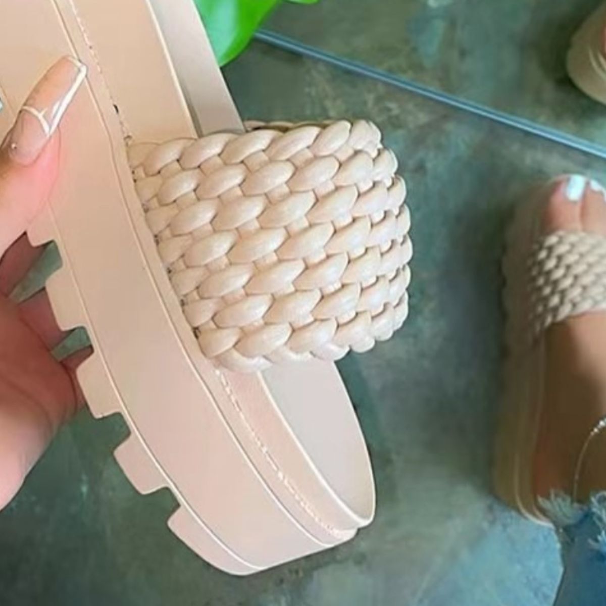 Bristol Vegan Leather Platform Sandals