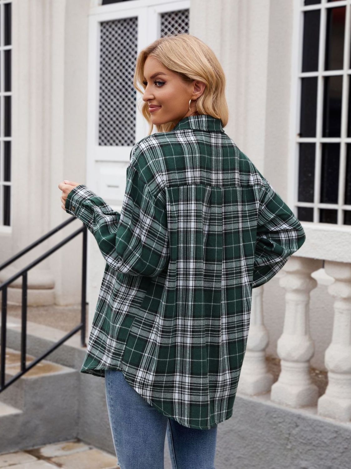 Clara Rustic Plaid Essential Top