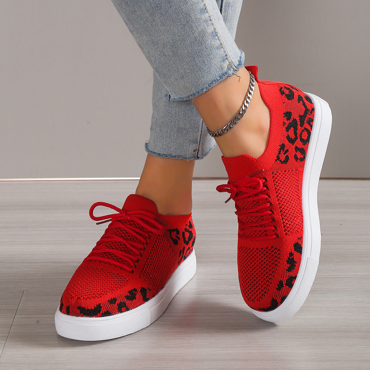 Leopard Glide Sneakers