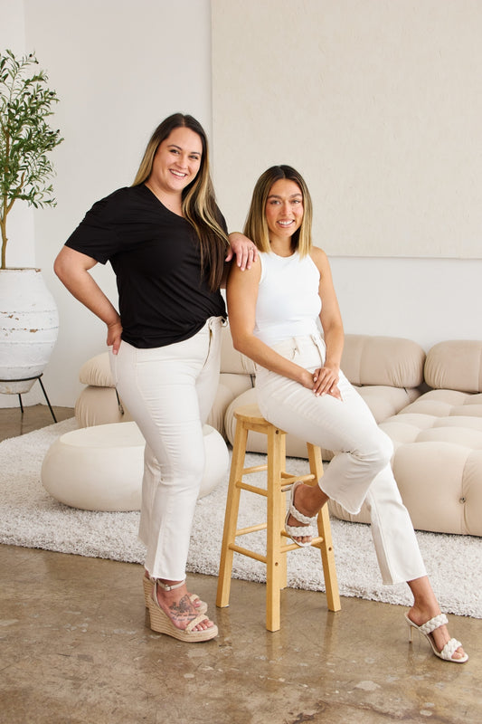 Ivory Edge Tummy Control Jeans