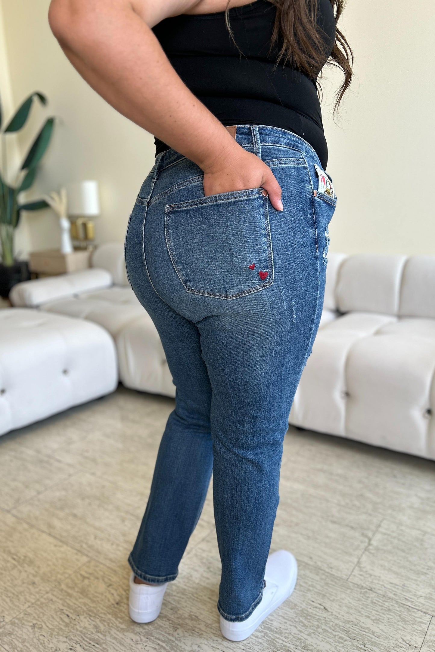 Majestic Hearts BF Jeans