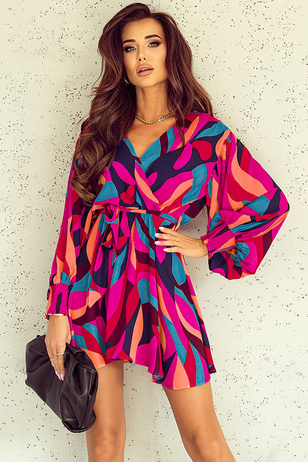 Jasmine Lantern Sleeve Dress