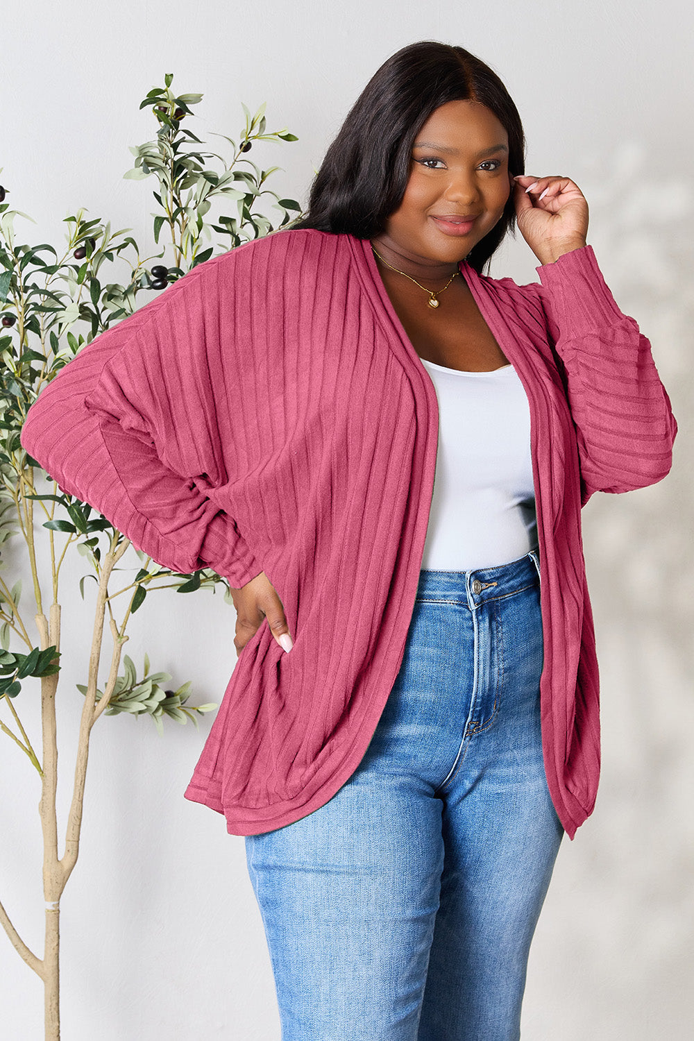 Ribbed Haven Cardigan