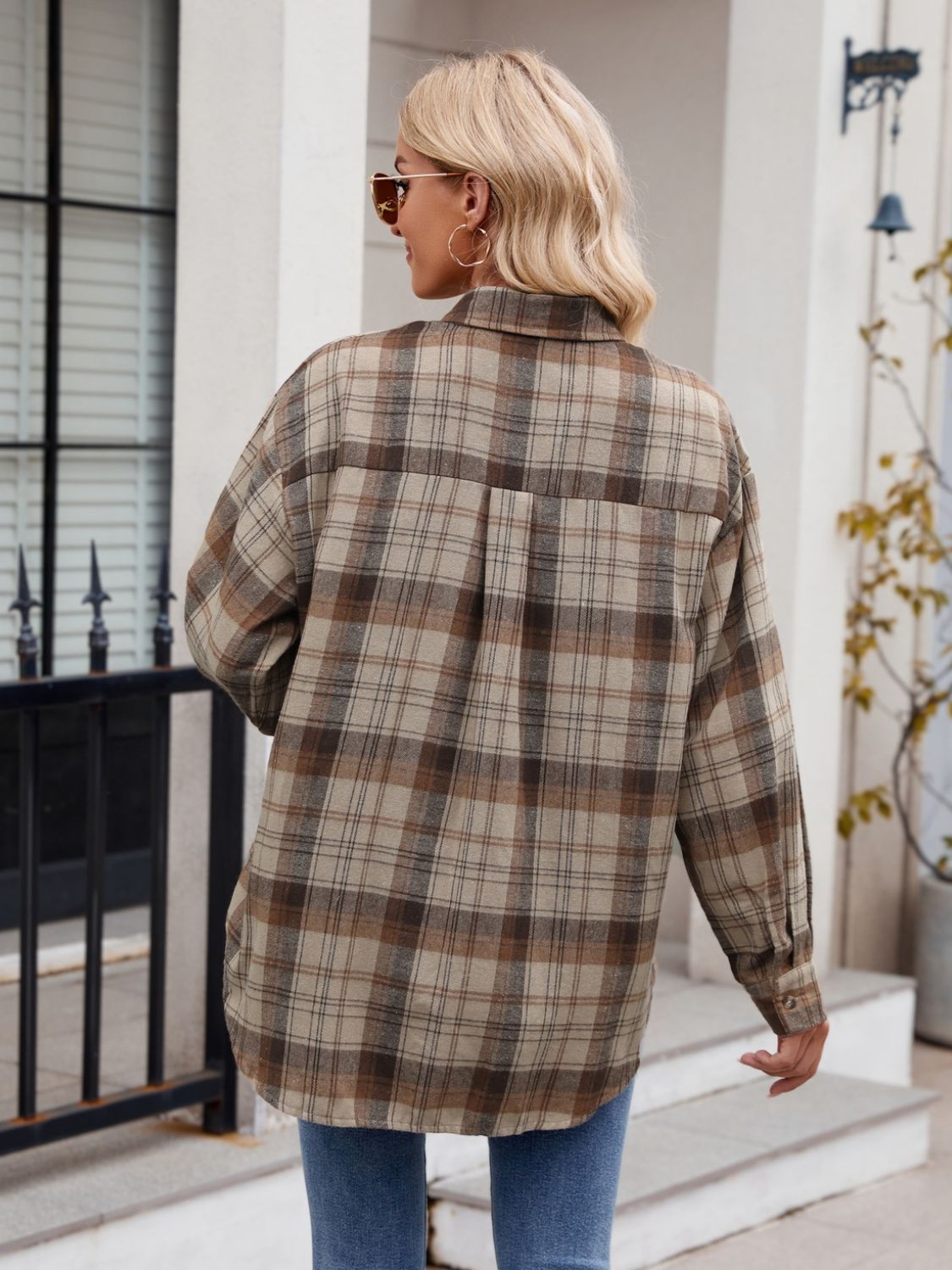 Clara Rustic Plaid Essential Top