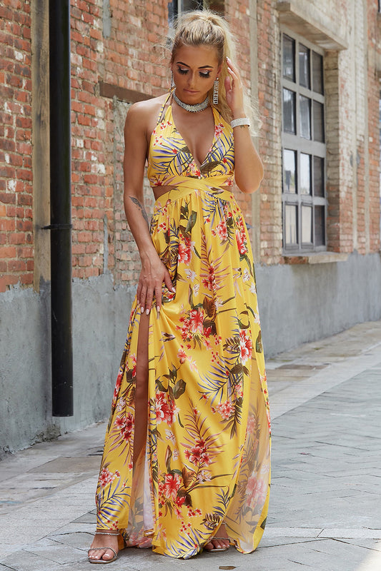 Marigold Meadows Double Split Maxi