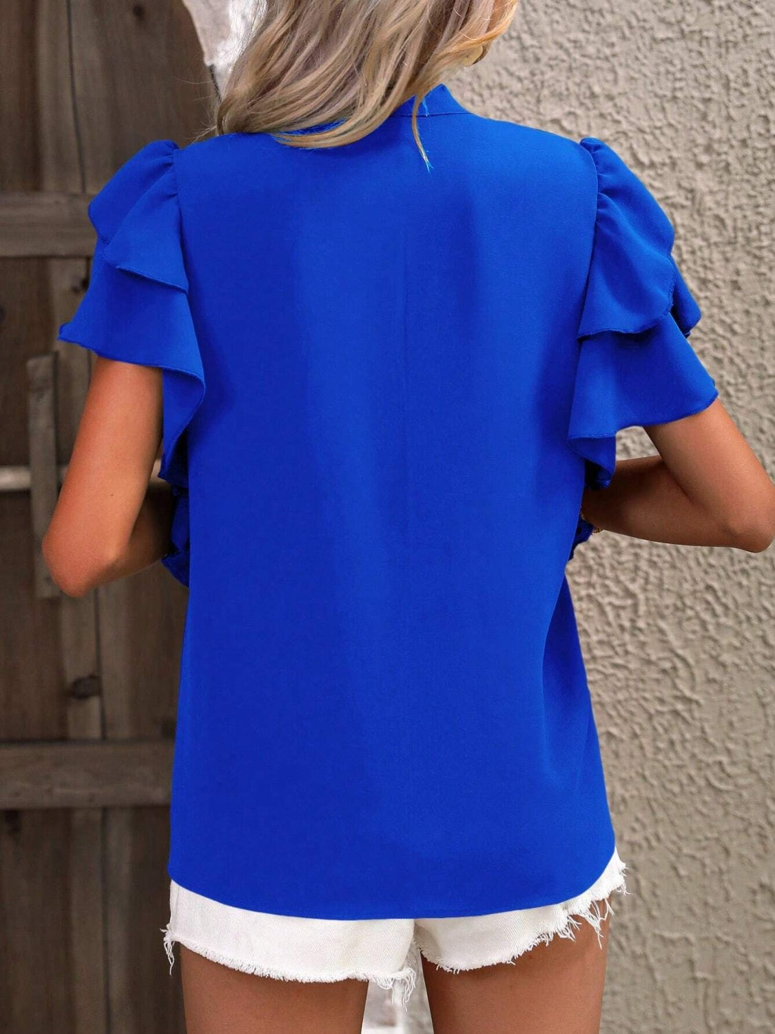 Victoria Ruffle Sleeve Top