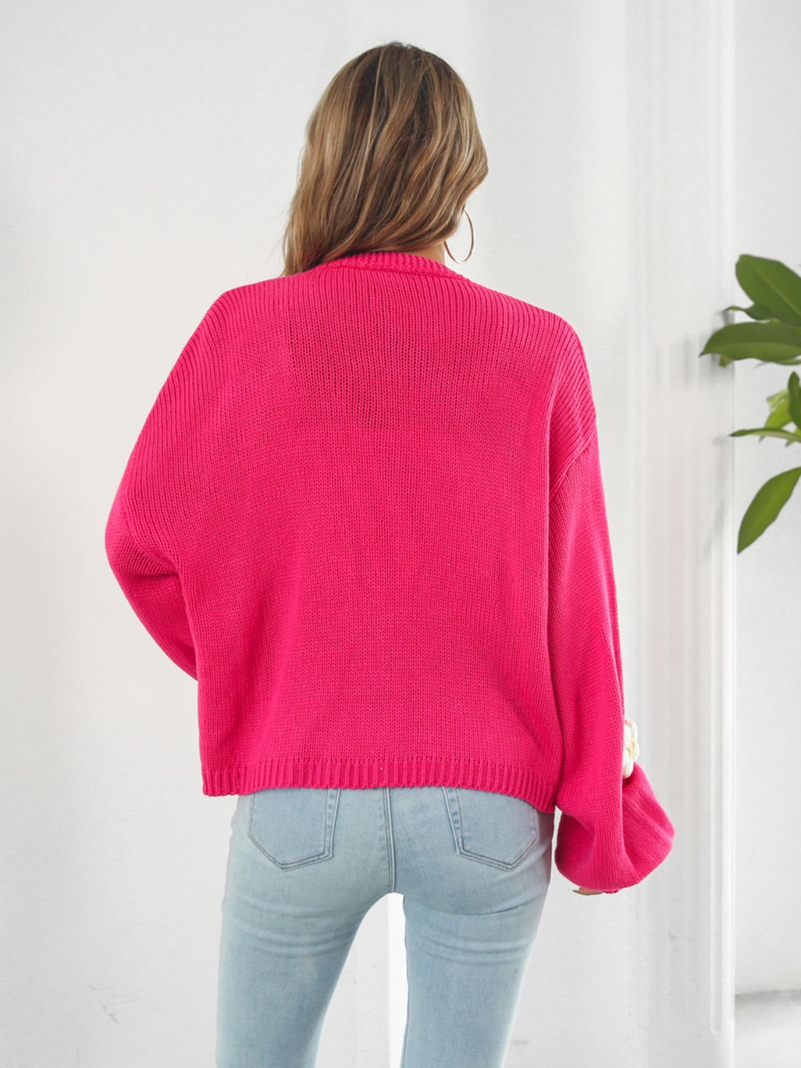 Timeless Daisy Open Front Cardi