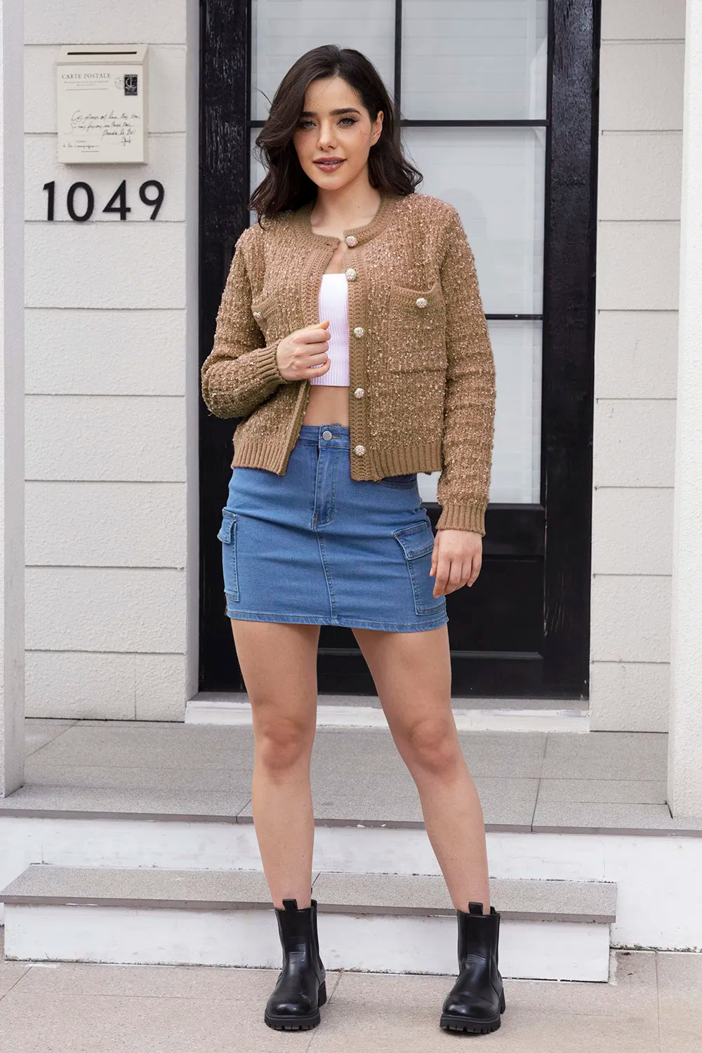 Essential Elegance Buttoned Cardi