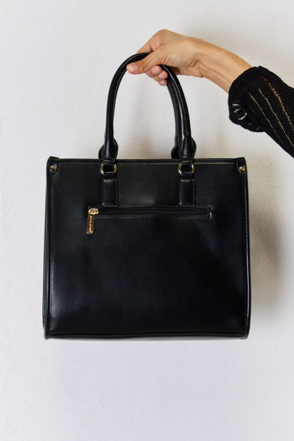 Belle Argyle Vegan Leather Handbag