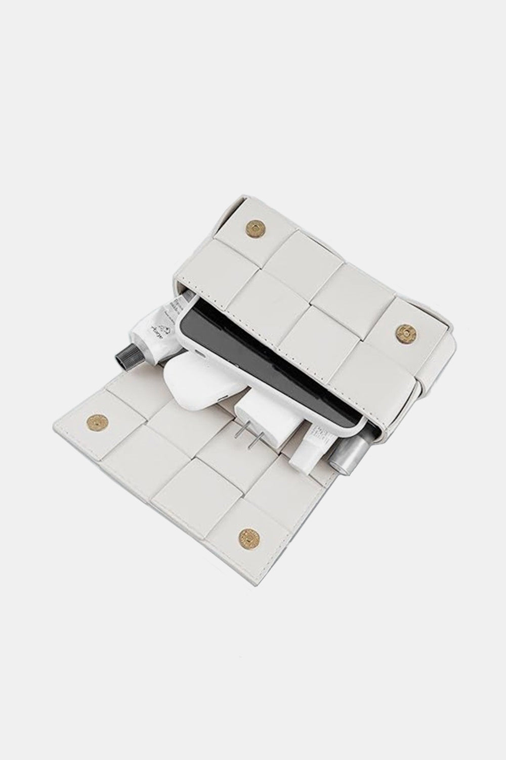 Woven Luxe Crossbody Bag