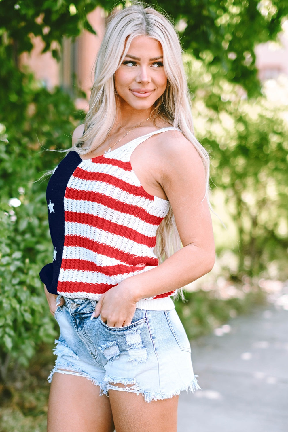 Old Glory Knit Cami