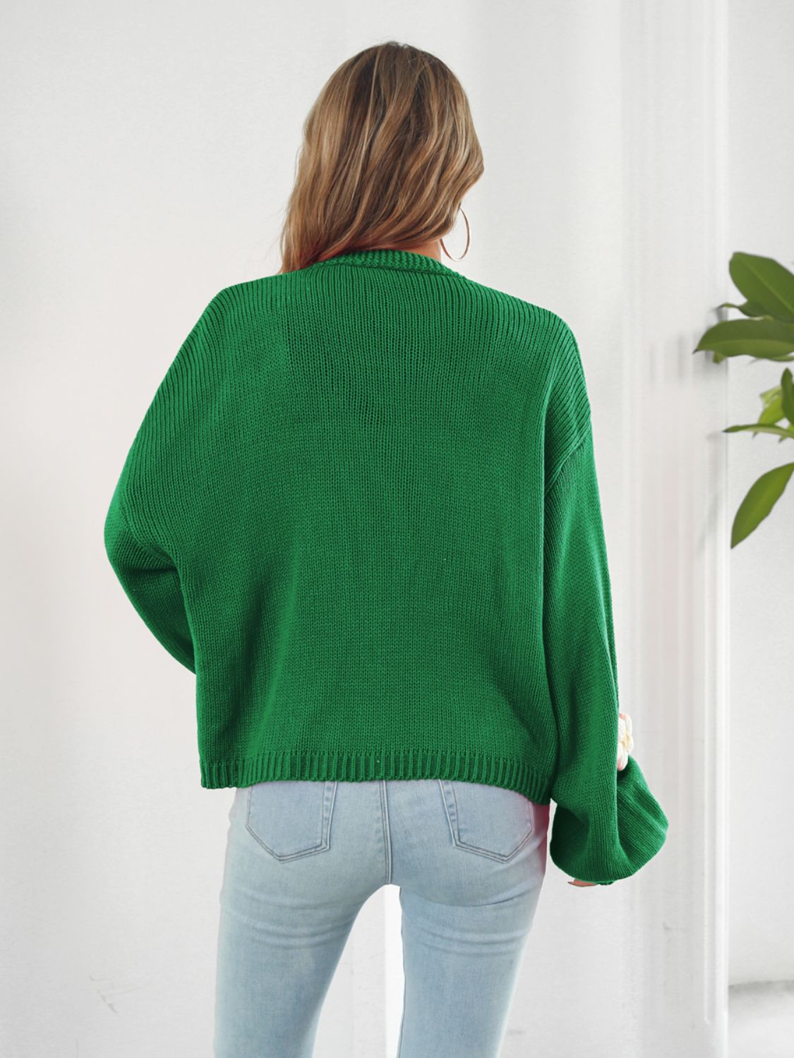 Timeless Daisy Open Front Cardi