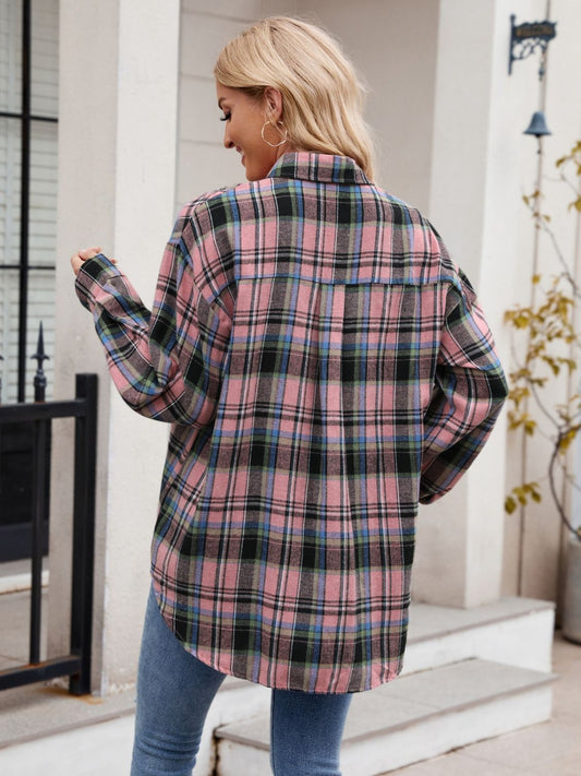 Clara Rustic Plaid Essential Top
