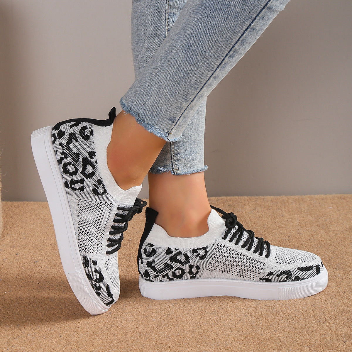 Leopard Glide Sneakers