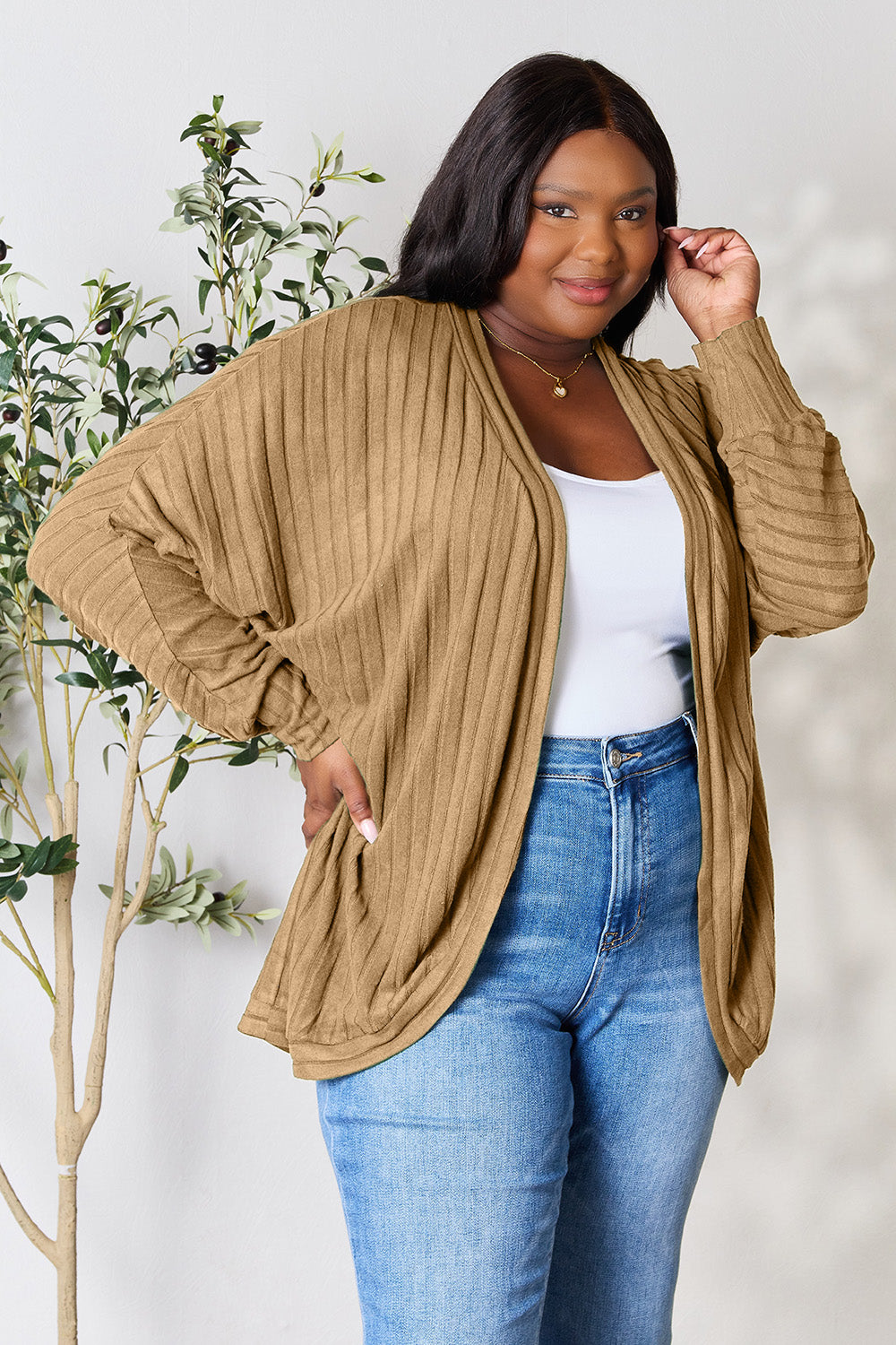 Ribbed Haven Cardigan