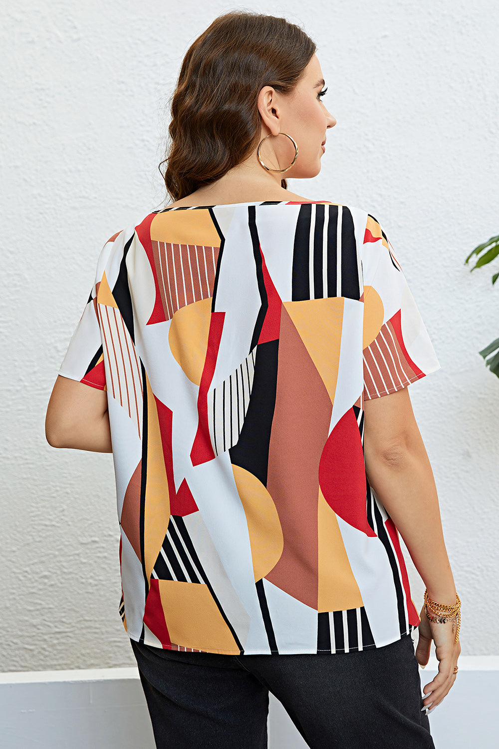 Claire Color Rush Cutout Blouse