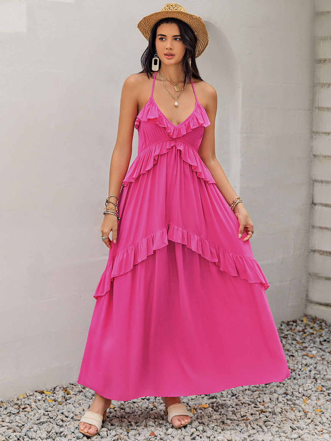 Ruffle Me Pretty Maxi Dress