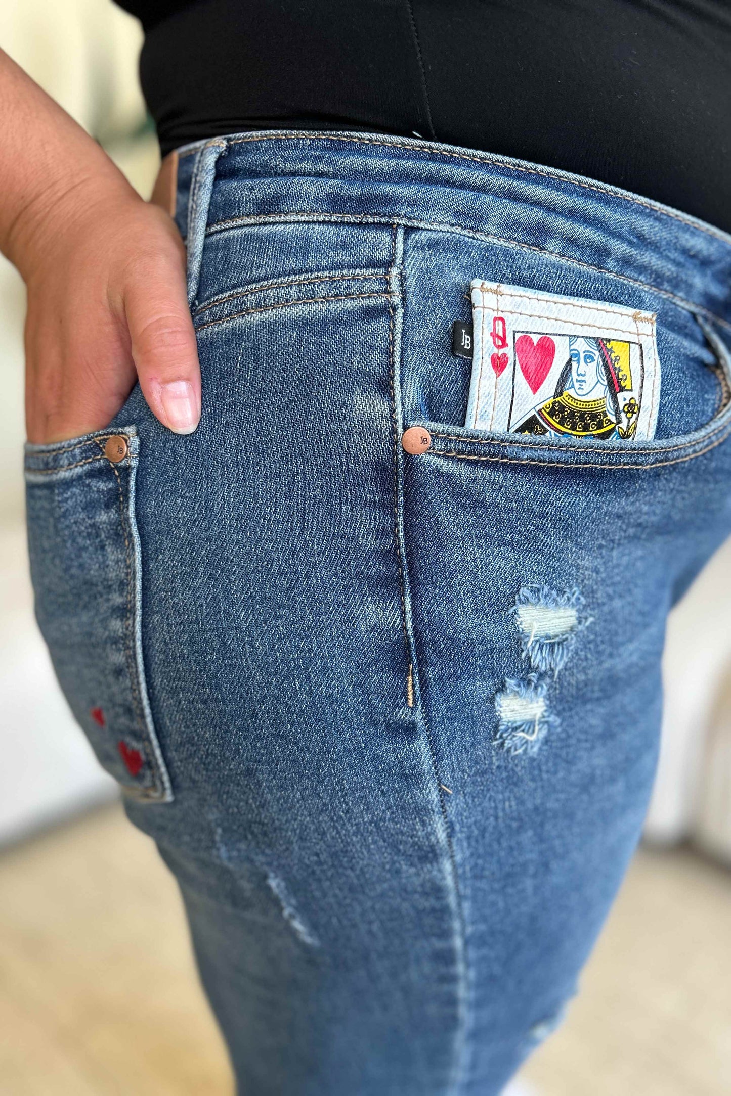 Majestic Hearts BF Jeans