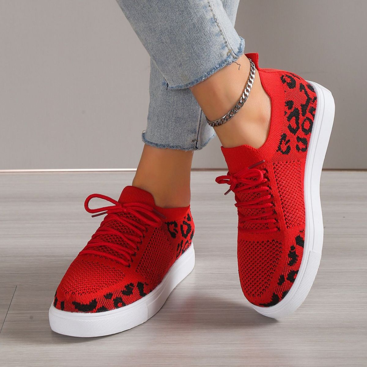 Leopard Glide Sneakers