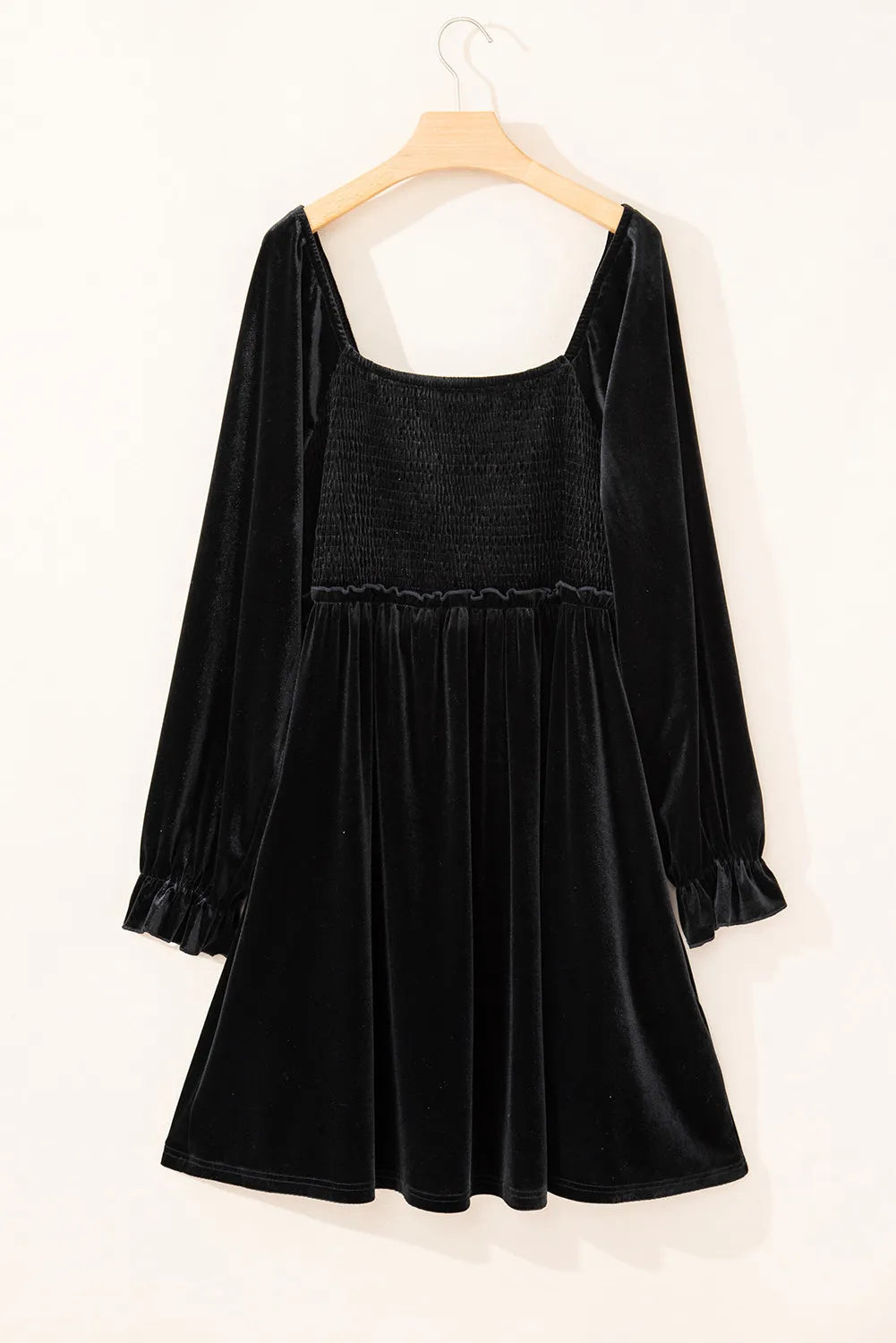 Velvet Nights Smocked Curve Dress