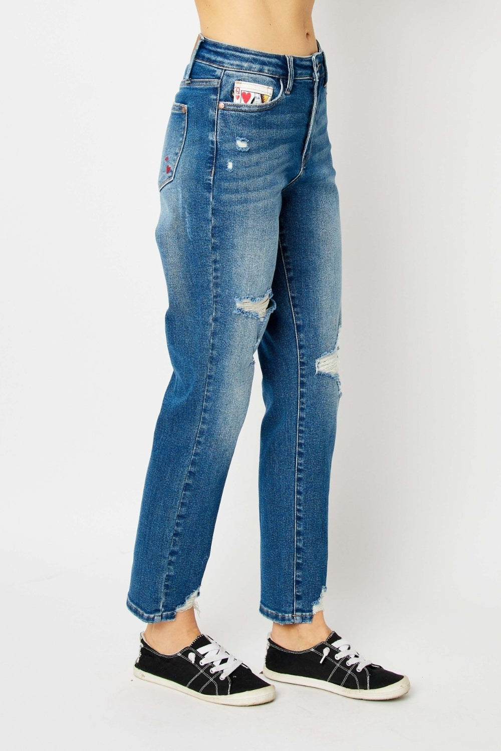 Majestic Hearts BF Jeans