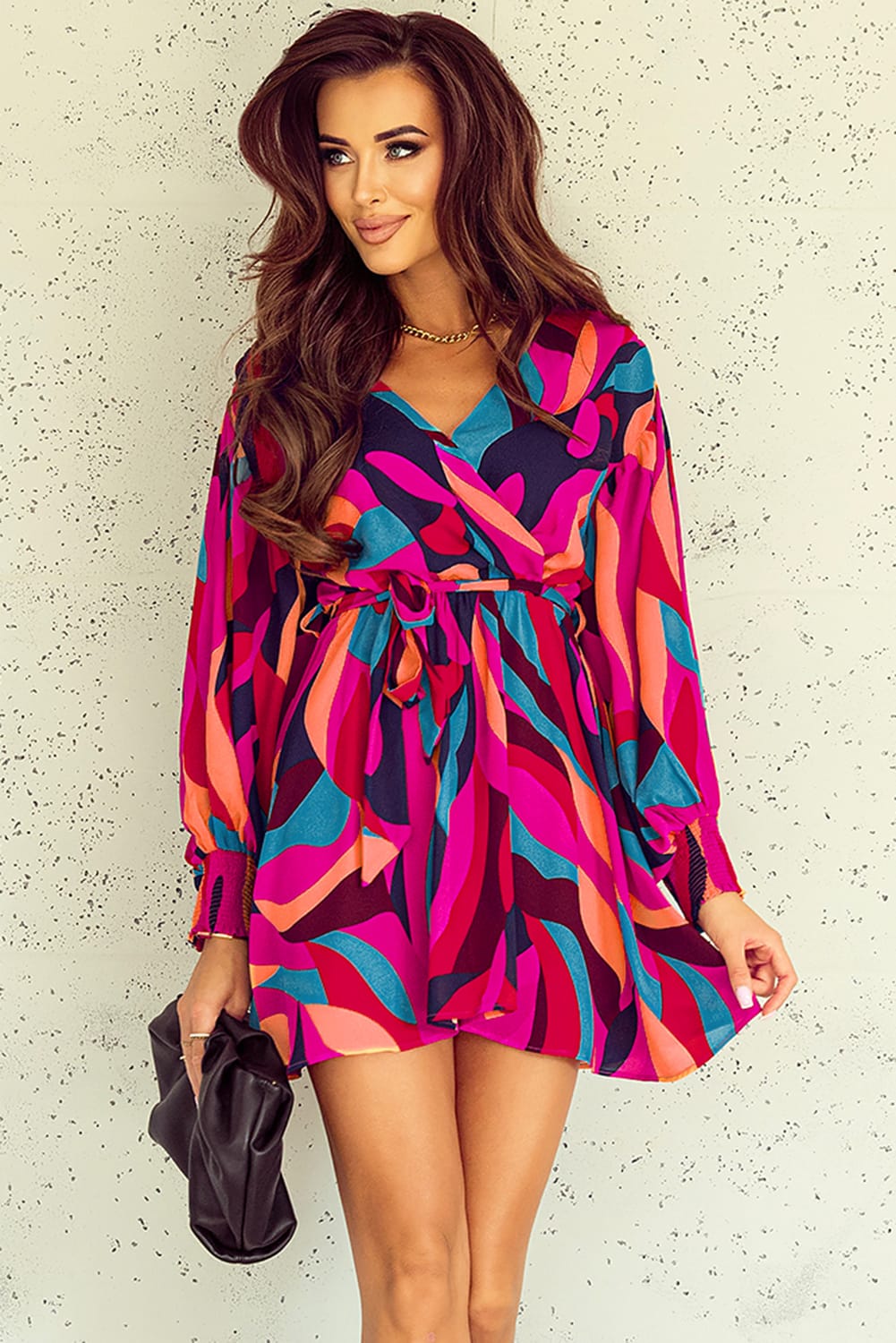 Jasmine Lantern Sleeve Dress
