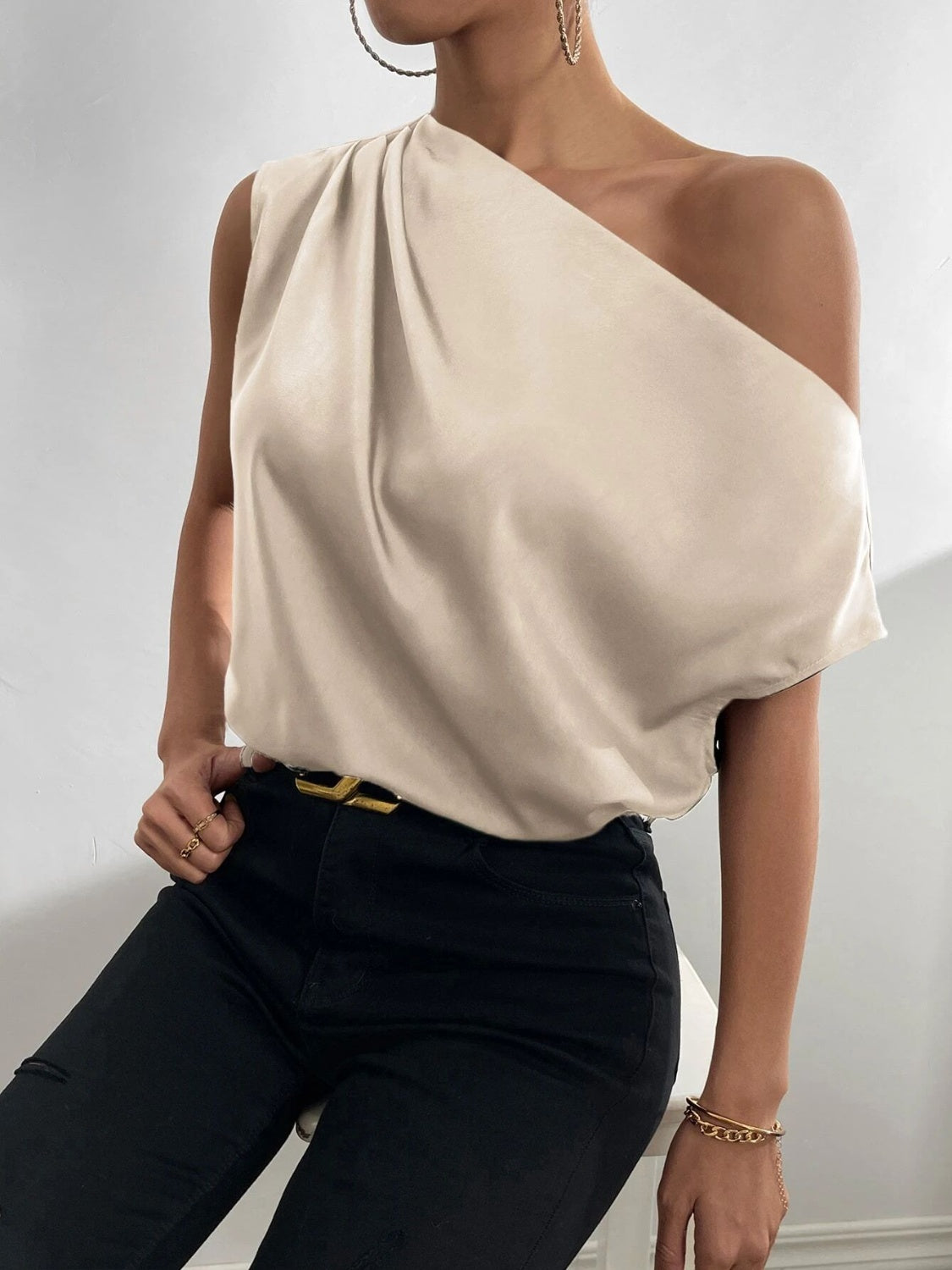Natalia Single Shoulder Blouse