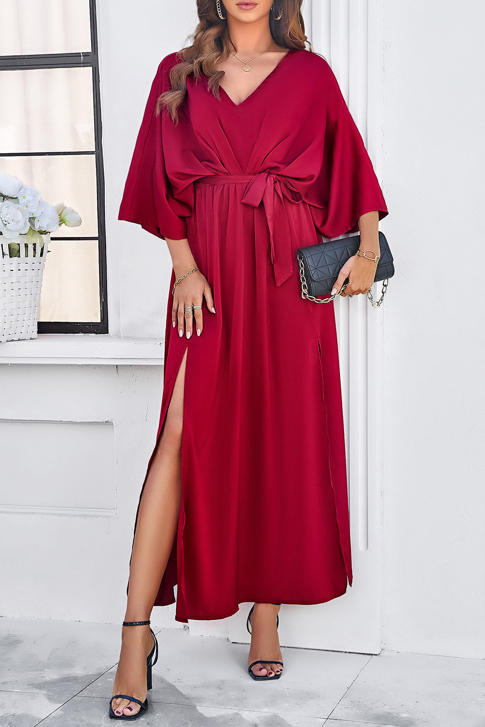 Delaney Dual Slit Dress