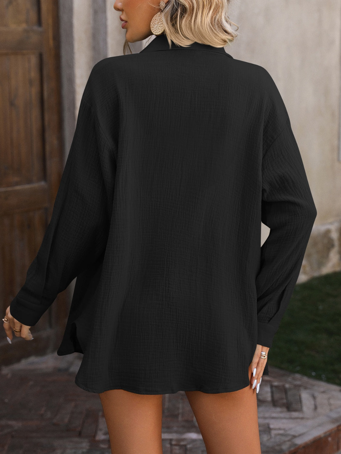 Harper Button Up Top