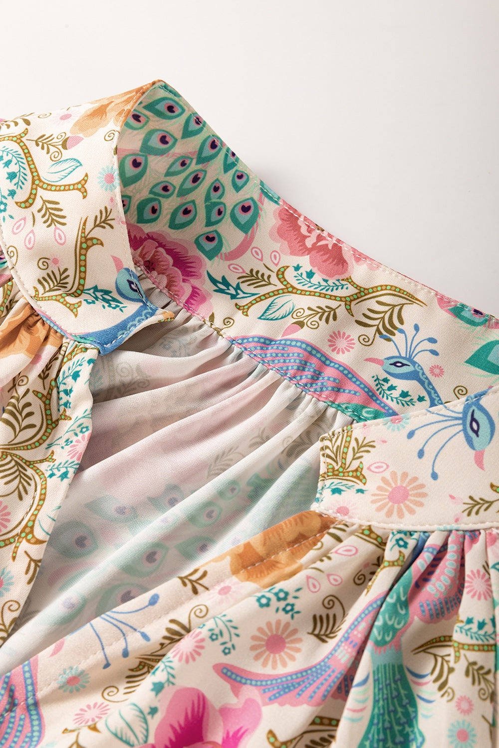 Floral Peacock Dream Dress