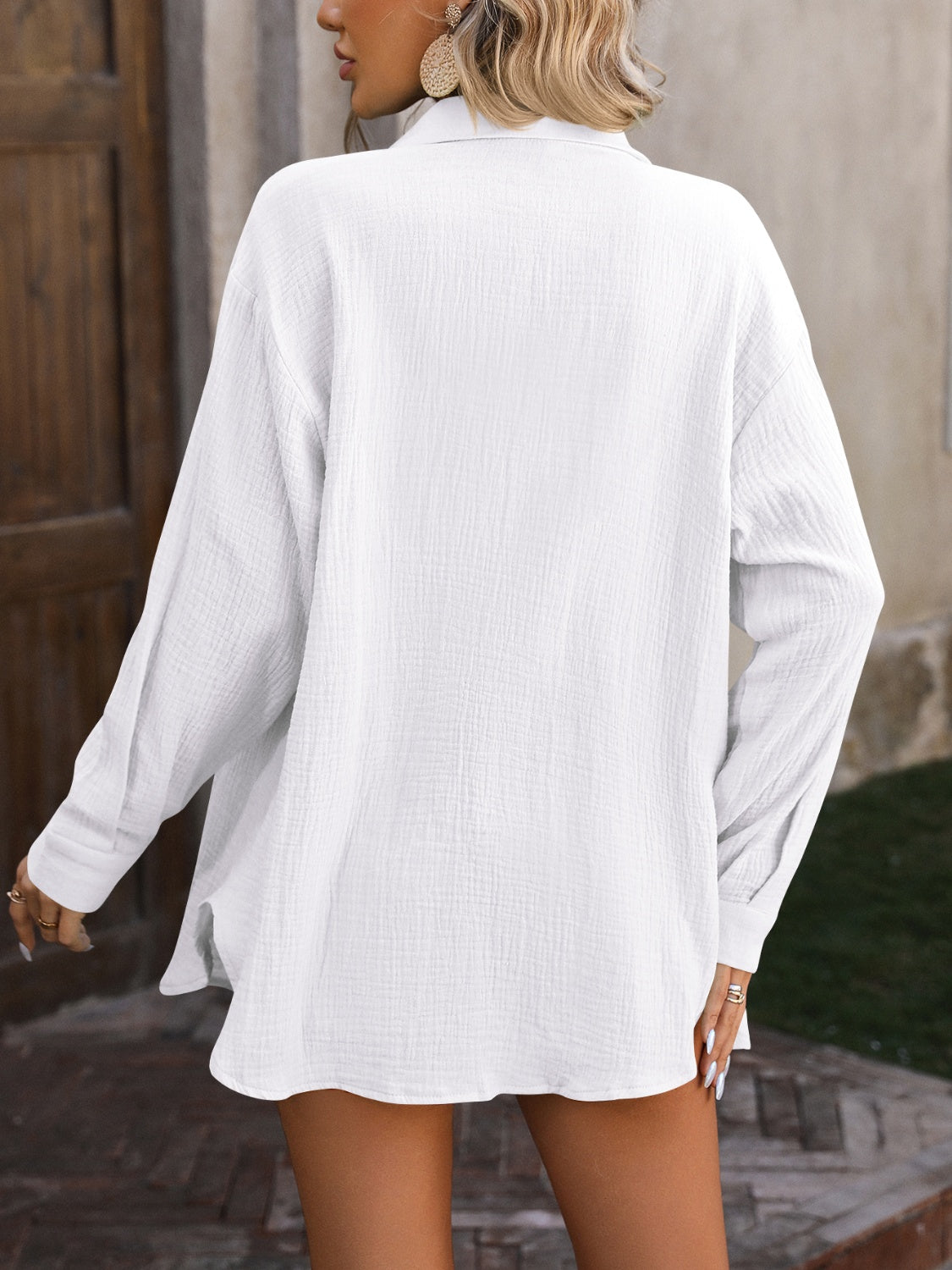 Harper Button Up Top