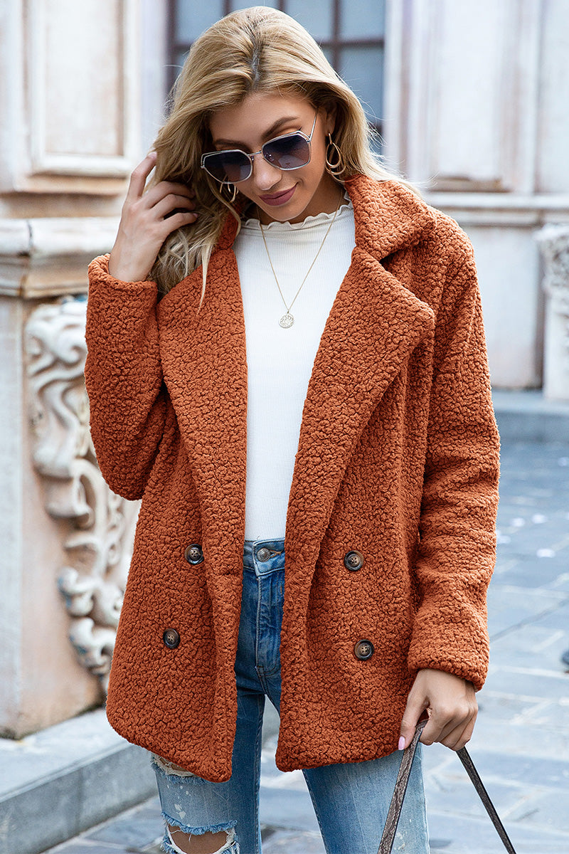 Sherpa Fusion Double-Breasted Coat
