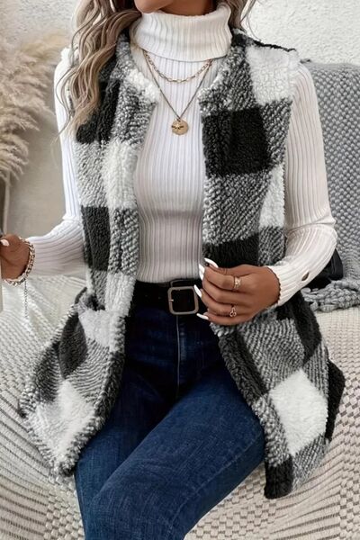 Ivy Sherpa Vest Coat