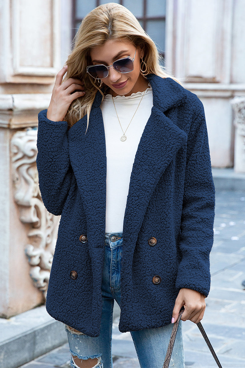 Sherpa Fusion Double-Breasted Coat