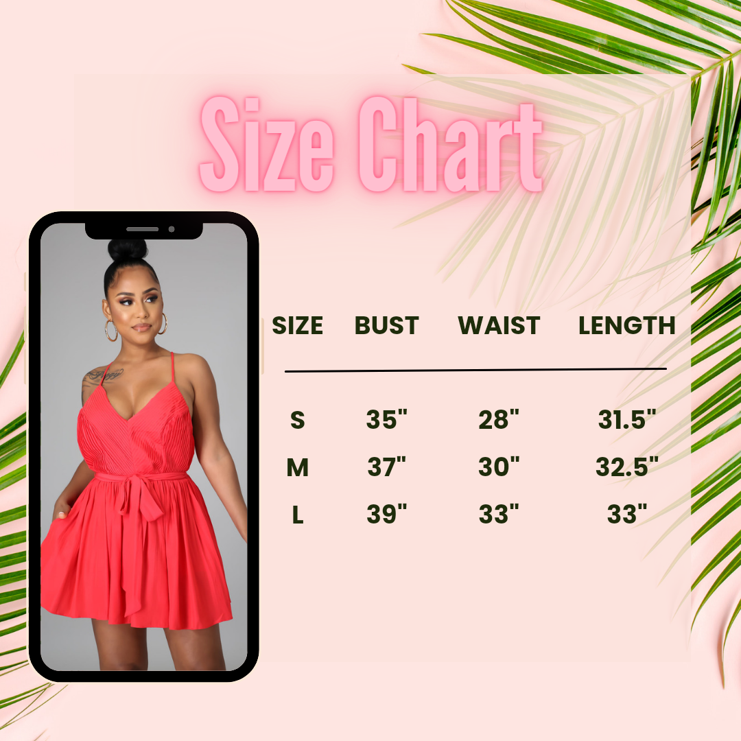 Scarlet Pleated Satin Romper